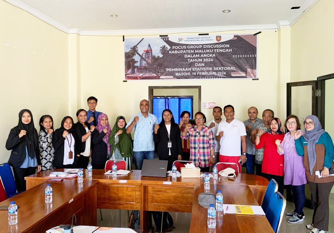 BPS Maluku Tengah Gelar Forum Discussion Group (FGD) Tahun 2024