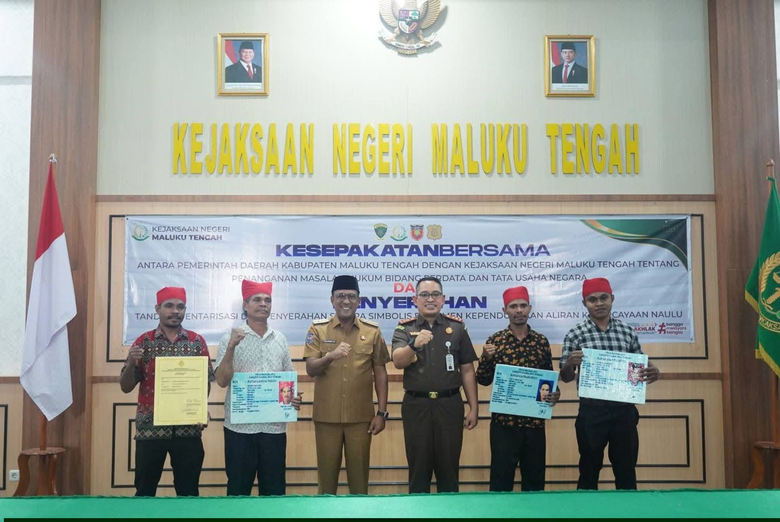 Penandatanganan Kesepakatan Bersama Antara Pemerintah Kabupaten Maluku Tengah Dengan Kejaksaan Negeri Maluku Tengah